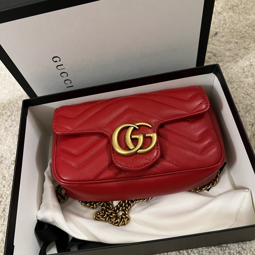 Gucci Marmont mini red